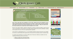 Desktop Screenshot of obesityresourceguide.com